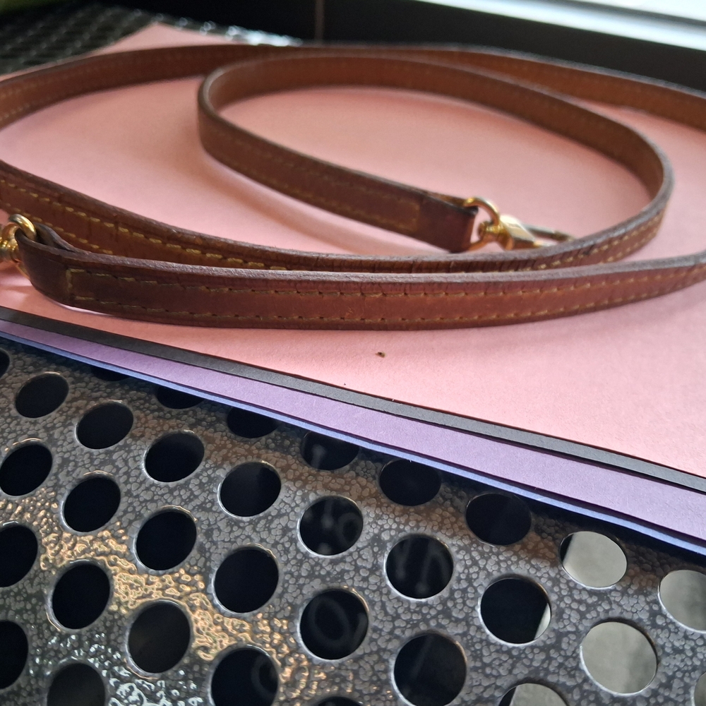 Louis Vuitton Brown Leather Strap